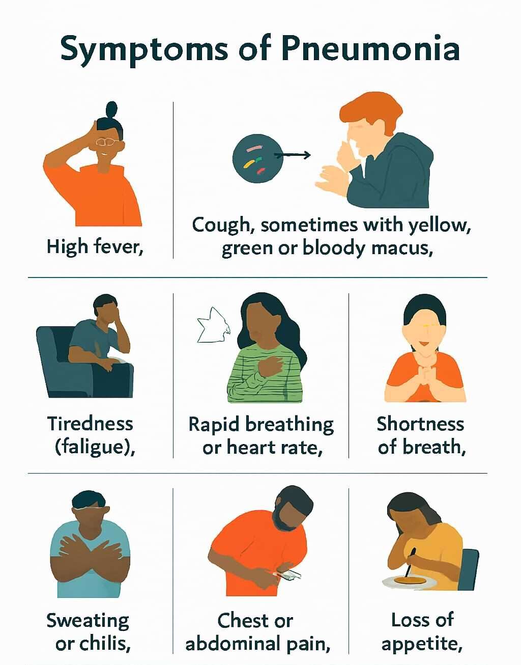 symptoms of Pneumonia